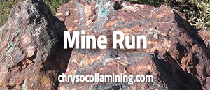 Mine Run Chrysocolla
